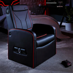 X Rocker 2022021 Siège pour jeu vidéo Siège de jeu sur console Siège rembourré Noir, Rouge