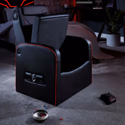 X Rocker 2022021 Siège pour jeu vidéo Siège de jeu sur console Siège rembourré Noir, Rouge