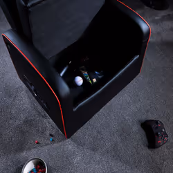 X Rocker 2022021 Siège pour jeu vidéo Siège de jeu sur console Siège rembourré Noir, Rouge