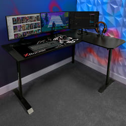 X Rocker 2022068 bureau d'ordinateur Gris