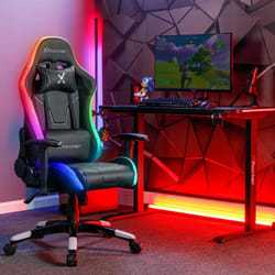 X Rocker 2023028 Siège pour jeu vidéo Siège de jeu sur PC Siège rembourré Noir