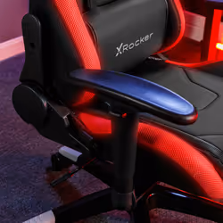 X Rocker 2023028 Siège pour jeu vidéo Siège de jeu sur PC Siège rembourré Noir