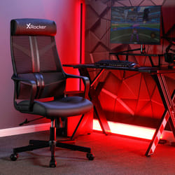 X Rocker 2023074 Siège pour jeu vidéo Siège de jeu sur PC Siège rembourré Noir