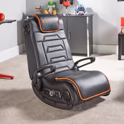 X Rocker Sentinel, Siège de jeu sur console, Siège capitonné, Dossier capitonné, Universel, Noir, Orange, Noir, Orange