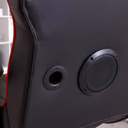 X Rocker Torque 2.1 Fauteuil de gaming Siège rembourré Noir, Rouge