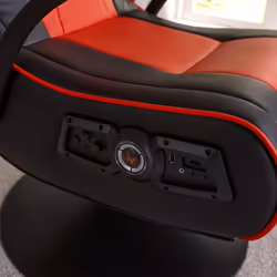 X Rocker Torque 2.1 Fauteuil de gaming Siège rembourré Noir, Rouge - Vue supplémentaire 4