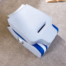 X Rocker Shadow 2.0 Siège de jeu sur console Siège rembourré Bleu, Blanc