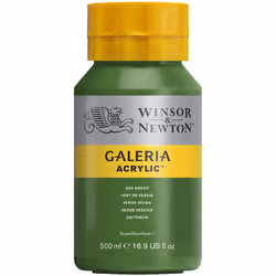 Winsor &amp; Newton Galeria Acrylic, 500 ml, Vert, Pot