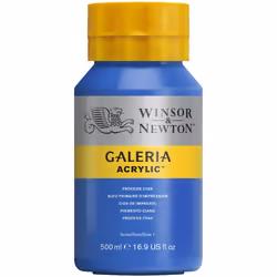 Winsor &amp; Newton Galeria Acrylic, 500 ml, Cyan, Pot