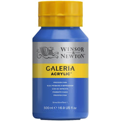 Winsor & Newton Galeria Acrylic peinture acrylique 500 ml Cyan Pot