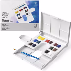 Winsor & Newton 94376905328, Noir, Bleu, Vert, Gris, Rouge, Blanc, Jaune, 14 pièce(s)