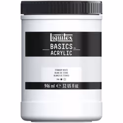 Liquitex Basics Acrylic, Blanc, Peinture acrylique, Liquide, 946 ml, 1 pièce(s)
