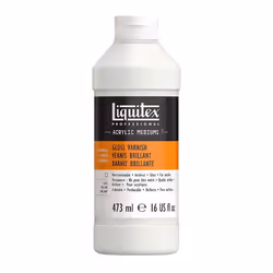 Additif vernis - LIQUITEX - 93138 - Brillant - 473 ml