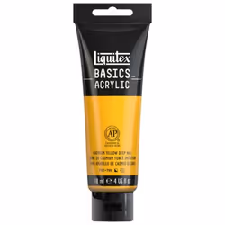 Liquitex Basics Acrylic, Jaune, Peinture acrylique, Liquide, 118 ml, 1 pièce(s)