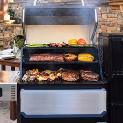 Masterbuilt Gravity Series Barbecue Chaudron Charbon de bois (combustible) Noir - Vue supplémentaire 6