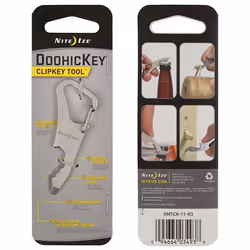 Nite Ize DoohicKey ClipKey, Mousqueton, Acier inoxydable, Acier inoxydable, 25 mm, 68 mm, 12 g