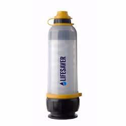 Transportez-la dans votre sac à dos, récupérez l'eau des lacs, ruisseaux et rivières et produisez de l'eau propre tout en vou ...