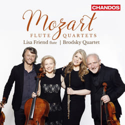 Chandos Records Mozart: Flute Quartets CD Classique Lisa Friend Brodsky Quartet
