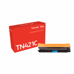Everyday Toner Cyan ™ de compatible avec Brother TN-421C, Capacité standard, 1800 pages, Cyan, 1 pièce(s)