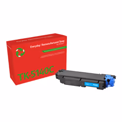 Remanufacturé Everyday Toner remanufacturé Cyan Everyday™ de compatible avec Kyocera TK-5140C, Capacité standard, 5000 pages, ...