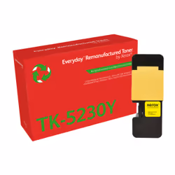 Remanufacturé Everyday Toner remanufacturé Jaune Everyday™ de compatible avec Kyocera TK-5230Y, Capacité standard, 2200 pages ...