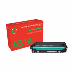Everyday Toner Jaune ™ de compatible avec HP 651A/ 650A/ 307A (CE342A/CE272A/CE742A), Capacité standard, 16000 pages, 16000 p ...