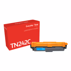Everyday Toner (TM) Cyan de compatible avec TN-242C, Capacité standard, 1400 pages, Cyan, 1 pièce(s)