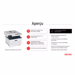 Xerox B235 copie/impression/numérisation/télécopie recto verso sans fil A4, 34 ppm, PS3 PCL5e/6, chargeur automatique de documents, 2 magasins, total 251 feuilles - Vue supplémentaire 8