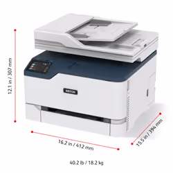 Xerox C235 copie/impression/numérisation/télécopie sans fil A4, 22 ppm, PS3 PCL5e/6, chargeur automatique de documents, 2 magasins, total 251 feuilles - Vue supplémentaire 6