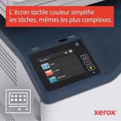 Xerox C235 copie/impression/numérisation/télécopie sans fil A4, 22 ppm, PS3 PCL5e/6, chargeur automatique de documents, 2 magasins, total 251 feuilles - Vue supplémentaire 8