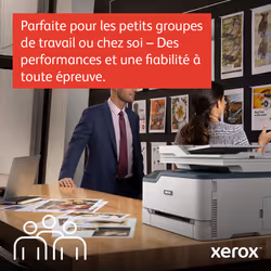 Xerox C310 Imprimante recto verso sans fil A4 33 ppm, PS3 PCL5e/6, 2 magasins Total 251 feuilles - Vue supplémentaire 14