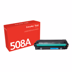 Everyday Toner Cyan ™ de compatible avec HP 508A (CF361A/ CRG-040C), Capacité standard, 5000 pages, 5000 pages, Cyan, 1 pièce ...