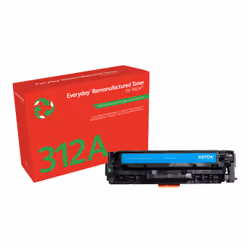 Everyday Toner Cyan ™ de compatible avec HP 312A (CF381A), Capacité standard, 2700 pages, 2700 pages, Cyan, 1 pièce(s)