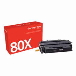 Everyday Toner Noir ™ de compatible avec HP 80X (CF280X), Grande capacité, 6900 pages, Noir, 1 pièce(s)