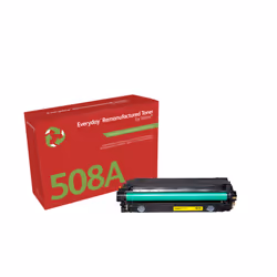 Everyday Toner (TM) Jaune remis à neuf de pour 508A (CF362A), Capacité standard, 5000 pages, 5000 pages, Jaune, 1 pièce(s)