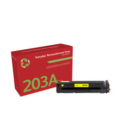 Remanufacturé Everyday Toner Jaune de Xerox pour HP 203A (CF542A), Capacité standard