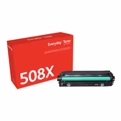 Everyday Toner Noir ™ de compatible avec HP 508X (CF360X/ CRG-040HBK), Grande capacité, 12500 pages, Noir, 1 pièce(s)