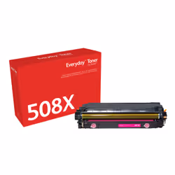 Everyday Toner Magenta ™ de compatible avec HP 508X (CF363X/ CRG-040HM), Grande capacité, 9500 pages, 9500 pages, Magenta, 1  ...
