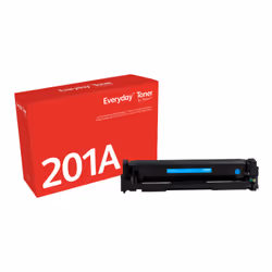 Everyday Toner (TM) Cyan de compatible avec 201A (CF401A/ CRG-045C), 1400 pages, 1400 pages, Cyan, 1 pièce(s)