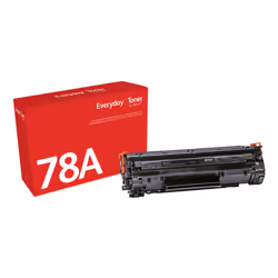Everyday Toner Noir ™ de compatible avec HP 78A (CE278A/ CRG-126/ CRG-128), Capacité standard, 2100 pages, Noir, 1 pièce(s)