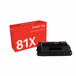 Everyday Toner Noir ™ de compatible avec HP 81X (CF281X/ CRG-039H), Capacité standard, 25000 pages, Noir, 1 pièce(s)