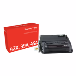 Everyday Toner Mono ™ de compatible avec HP 42X/39A/45A (Q5942X/ Q1339A/ Q5945A), Capacité standard, 20000 pages, Noir, 1 piè ...