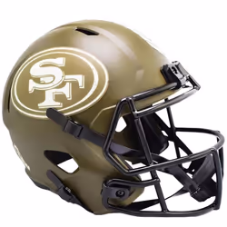 Casque de Football Américain - Riddell - San Francisco 49ers - Réplique - Salute to Service - 24cm