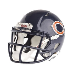 Mini Casque de Football - Riddell - NFL Speed - Chicago Bears - Taille 5 pouces - Bleu