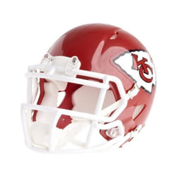Mini Casque de Football - Riddell - NFL Speed - Kansas City Chiefs - Rouge et or - Taille 5 pouces