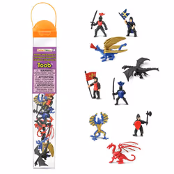 Safari Ltd Knights &amp; Dragons 2 TOOB, 3 an(s), Knights &amp; Dragons 2, Multicolore