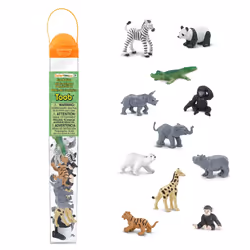 Safari Ltd Zoo Babies TOOB, 3 an(s), Zoo Babies, Multicolore