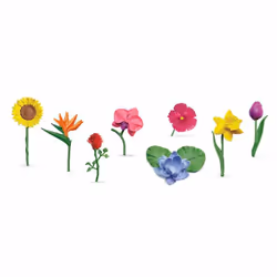 Safari Ltd Flowers TOOB, 3 an(s), Fleurs, Multicolore