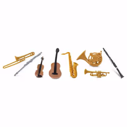 Safari Ltd Musical Instruments TOOB, 3 an(s), Musical Instruments, Multicolore