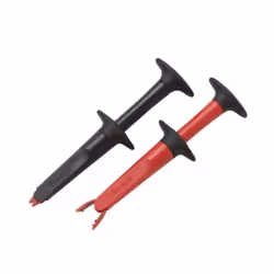 Fluke SureGrip, Clip de test, Noir, Rouge, CAT III, CAT IV, Nickel, 1000 V, 10 A
